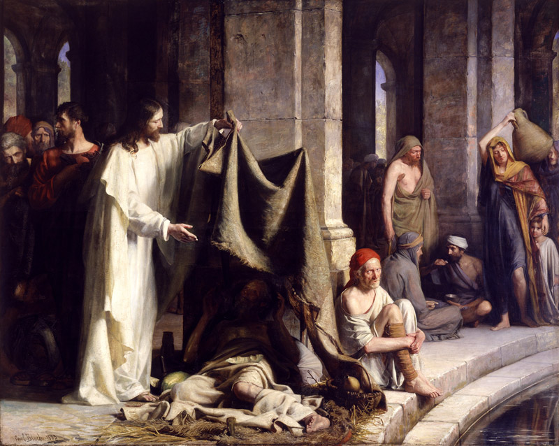 Cristo curando os doentes - Bloch