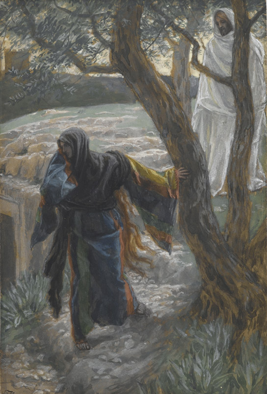 Jesus aparece a Maria Madalena - Tissot