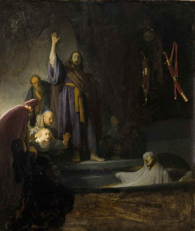 ressuscitando Lázaro - Rembrandt