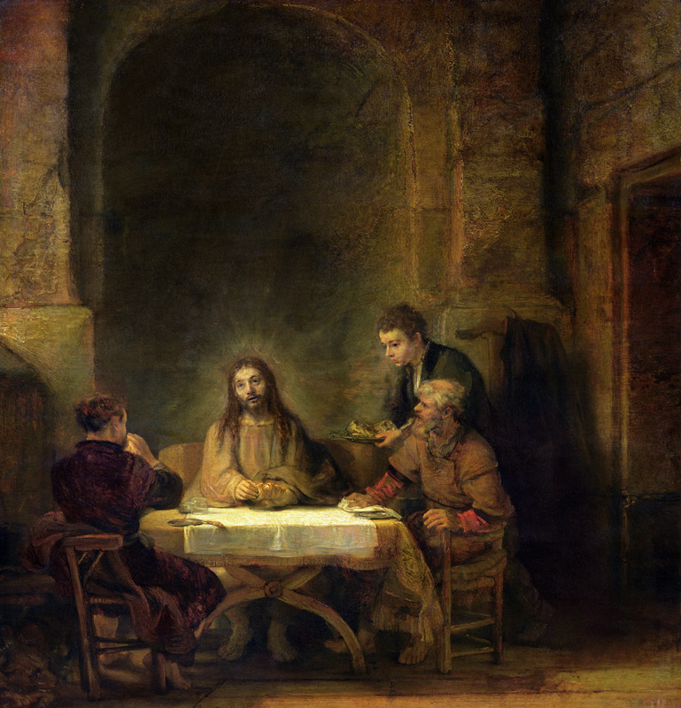 Ceia em Emaus - Rembrandt