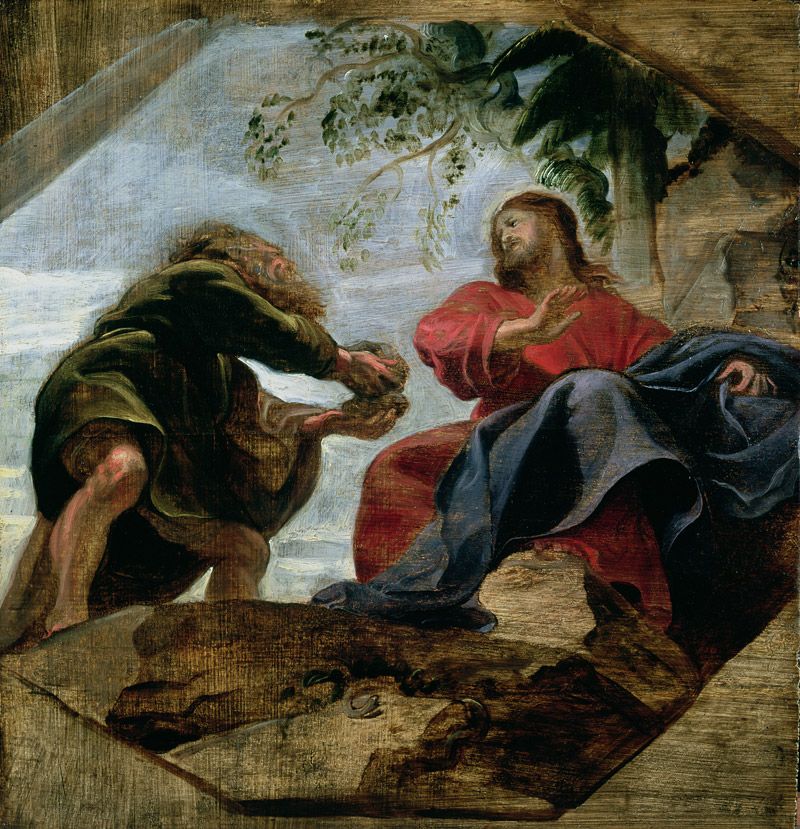 Tentação de Cristo - Rubens