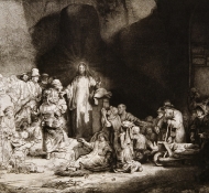 Cristo curando os doentes - Durand